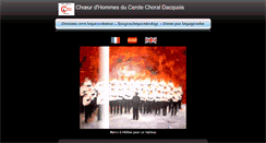 Desktop Screenshot of cercle-choral-dacquois.fr